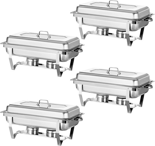 Packs stainless steel chafer - 4,