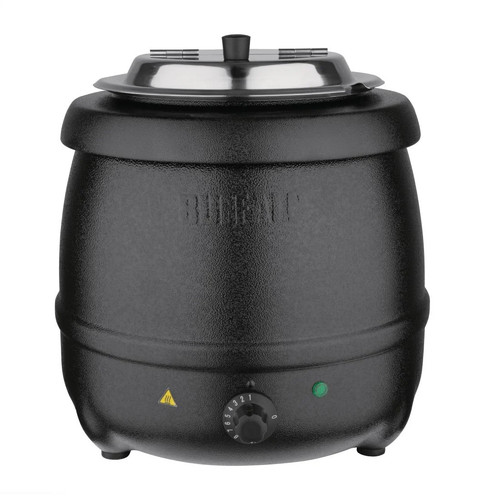 Buffalo l715 black soup kettle - soup,