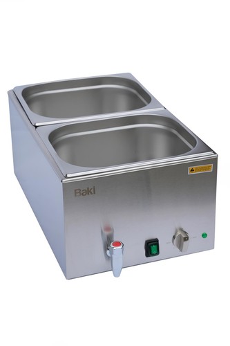 Electric bain marie with - marie, tap