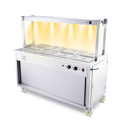 Mobile wet bain marie top - marie,